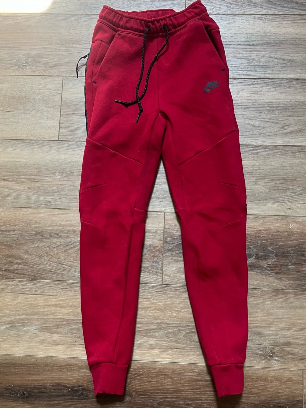 Nike tech air bold red jogger track pants sweatpants size XS *read